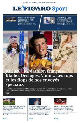 Le Figaro Sport - 23 Février 2026