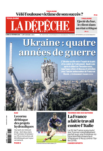 La Dépêche du Midi (16 Éditions) Du Lundi 23 Février 2026