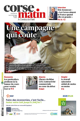 Corse Matin - 23 Fevrier 2026