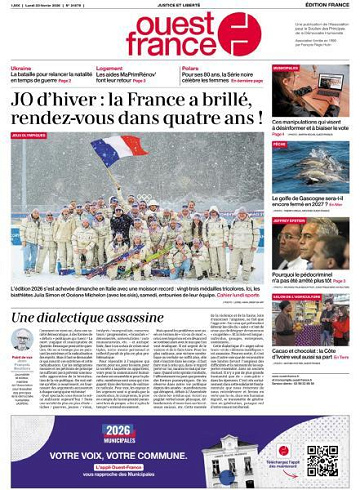 Ouest-France Édition France - 23 Février 2026