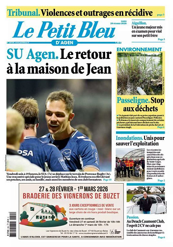 Le Petit Bleu d'Agen - 24 Février 2026