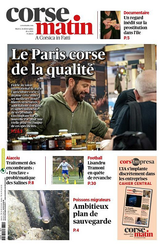 Corse Matin - 24 Fevrier 2026