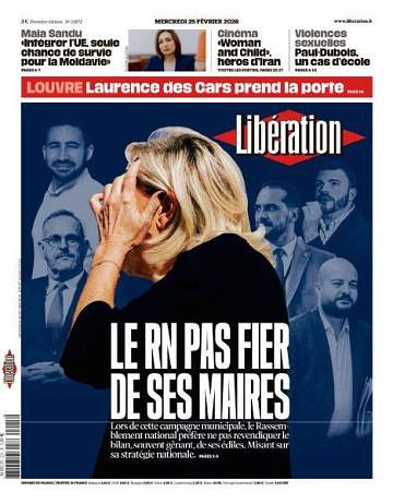 Libération du Mercredi 25 Février 2026