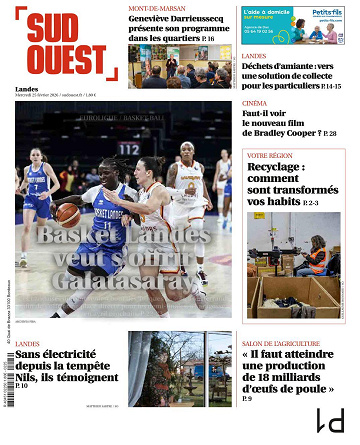Sud Ouest (2 Éditions) Du Mercredi 25 Février 2026