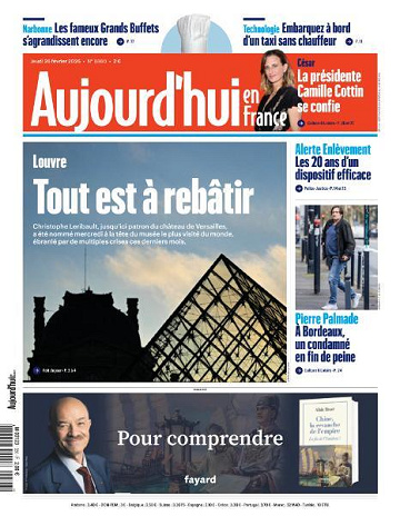 Aujourd’hui en France - 26 Février 2026