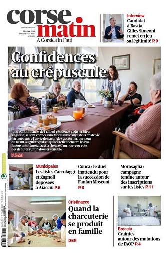 Corse Matin - 26 Fevrier 2026