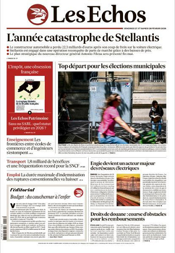 Les Echos - 27-28 Février 2026