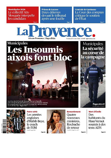 La Provence - Aix - Pays d'Aix - 27 Février 2026