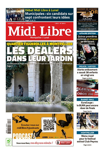 Midi Libre (14 Éditions) Du Vendredi 27 Février 2026