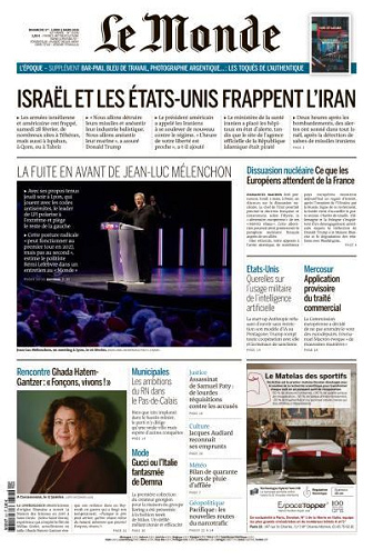 Le Monde du Dimanche 1er et Lundi 2 Mars 2026