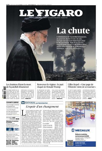 Le Figaro du Lundi 2 Mars 2026