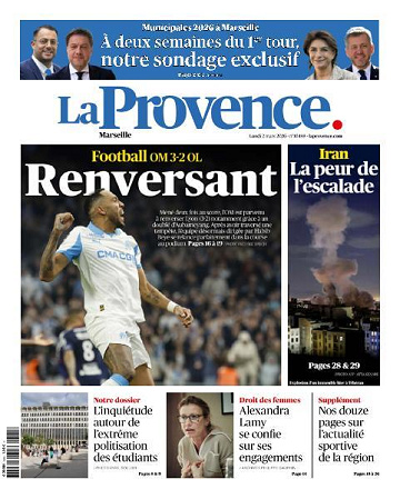 La Provence Marseille - 2 Mars 2026