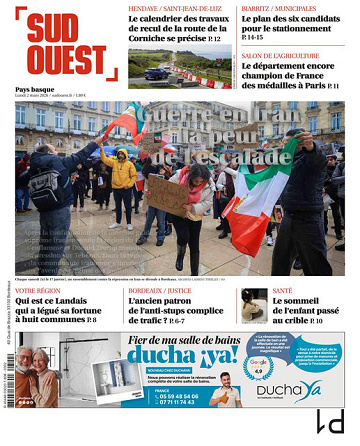 Sud Ouest Pays basque - 02 Mars 2026