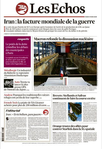 Les Echos - 3 Mars 2026