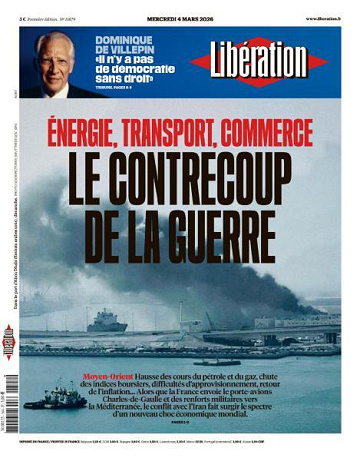 Libération du Mercredi 4 Mars 2026