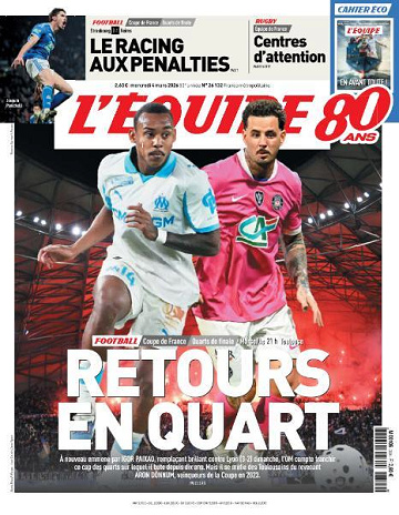 L’equipe du Mercredi 4 Mars 2026