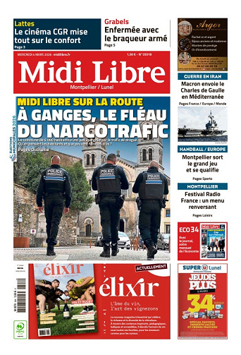 Midi Libre (14 Éditions) Du Mercredi 4 Mars 2026