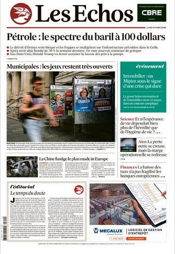 Les Echos - 9 Mars 2026