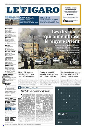 Le Figaro du Lundi 9 Mars 2026