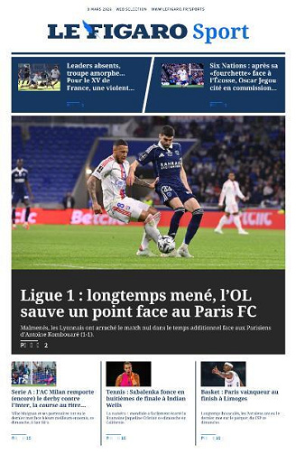 Le Figaro Sport - 9 Mars 2026
