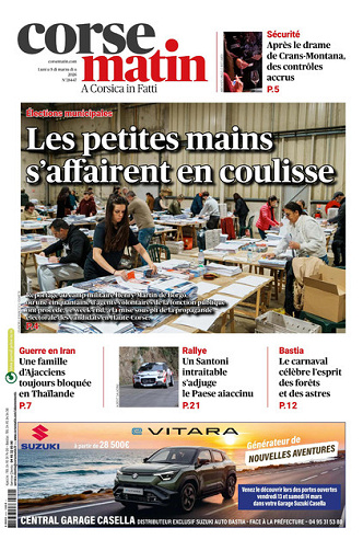 Corse Matin - 09 Mars 2026