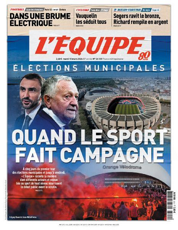 L’equipe du Mardi 10 Mars 2026
