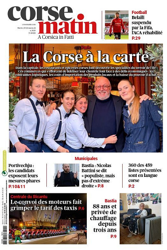 Corse Matin - 10 Mars 2026