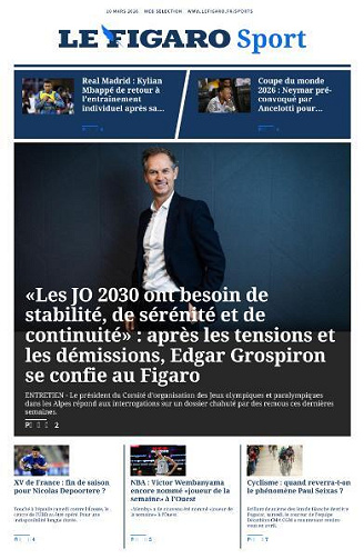 Le Figaro Sport - 10 Mars 2026