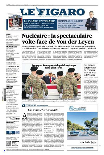 Le Figaro du Jeudi 12 Mars 2026