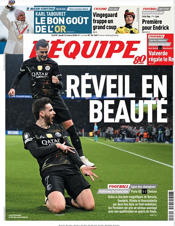 L’equipe du Jeudi 12 Mars 2026
