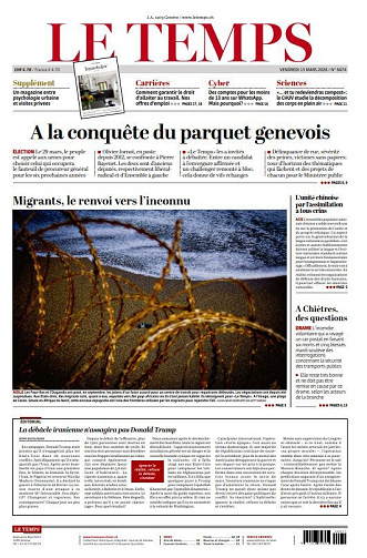 Le Temps - 13 Mars 2026