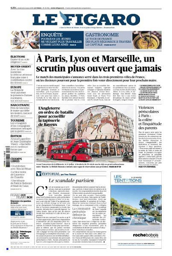 Le Figaro du Vendredi 13 Mars 2026