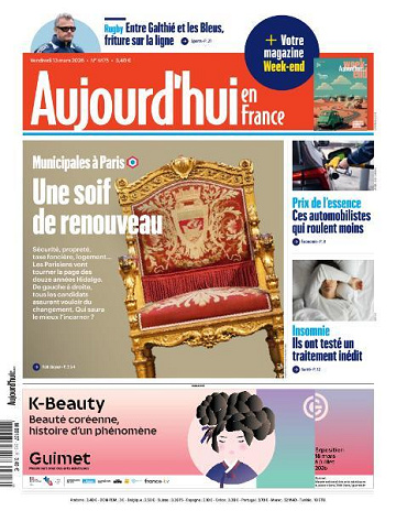 Aujourd’hui en France - 13 Mars 2026