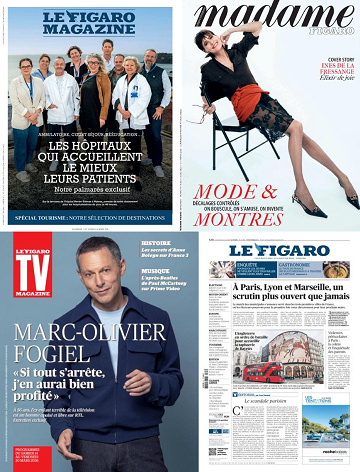 Pack Le Figaro et ses 3 suppléments - 13 Mars 2026