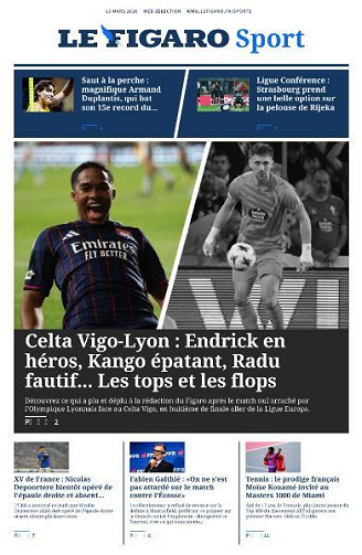 Le Figaro Sport - 13 Mars 2026