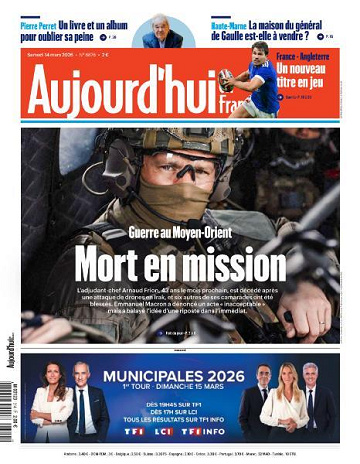 Aujourd’hui en France - 14 Mars 2026