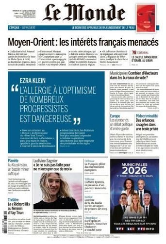 Le Monde - 15-16 Mars 2026