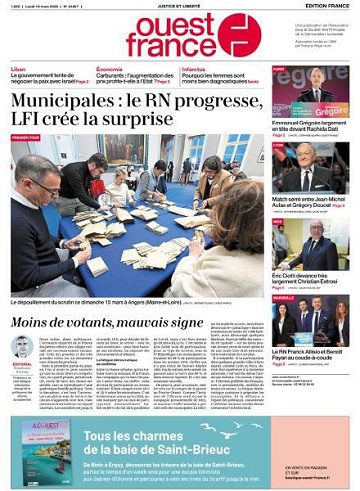 Ouest-France Édition France - 16 Mars 2026