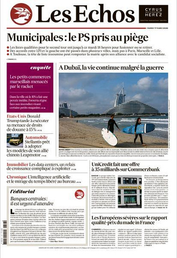 Les Echos - 17 Mars 2026
