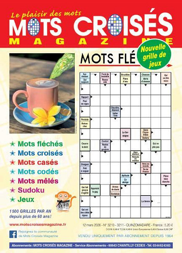 Mots Croisés Magazine - 12 Mars 2026