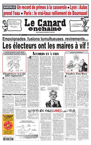 Le Canard enchaîné - 18 Mars 2026