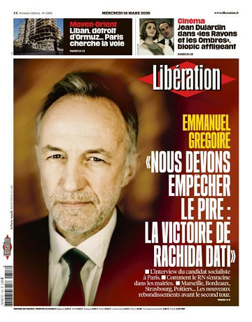 Libération du Mercredi 18 Mars 2026