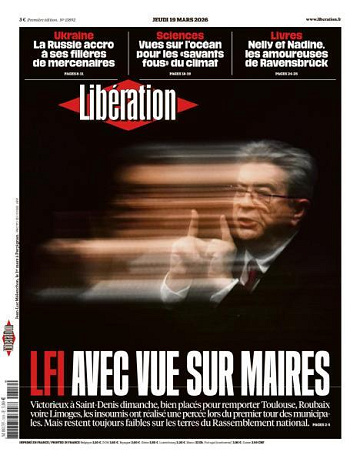 Libération du Jeudi 19 Mars 2026