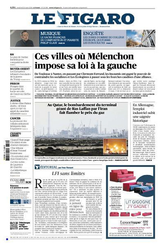 Le Figaro du Vendredi 20 Mars 2026