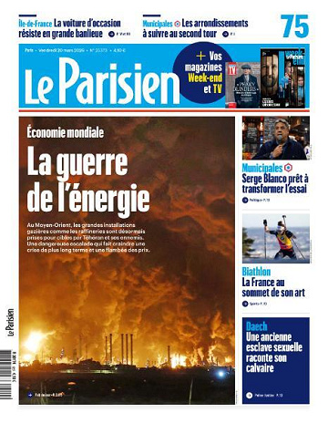 Le Parisien - 20 Mars 2026