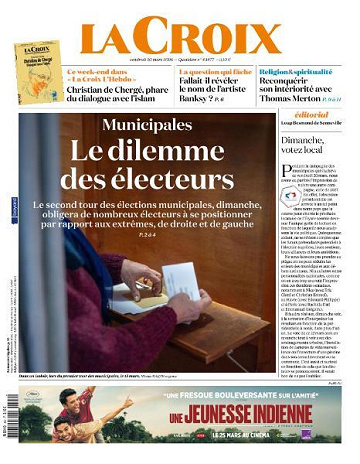 La Croix - 20 Mars 2026