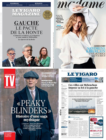 Pack Le Figaro et ses 3 suppléments - 20 Mars 2026