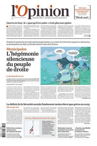 L’Opinion - 20-21 Mars 2026