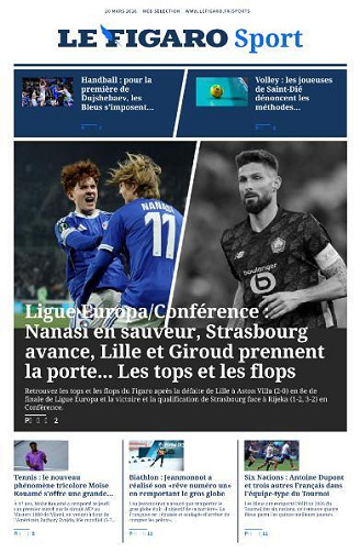 Le Figaro Sport - 20 Mars 2026