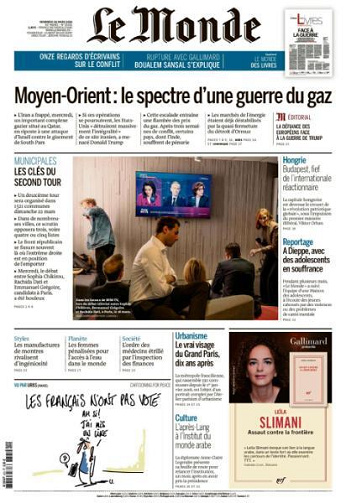 Le Monde - 20 Mars 2026